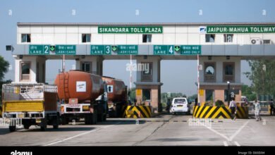 highway toll plaza sikandara uttar pradesh india D03D3H Console Corptech Pradakshina Consulting Pvt Ltd