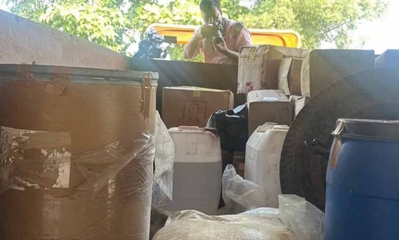 भोपाल में ड्रग्स फैक्ट्री के बाद पुलिस का बडा एक्शन, 350 करोड़ की एमडी बनाने का कच्चा माल जब्त 1 KSHITITECH 9A 69 KSHITITECH