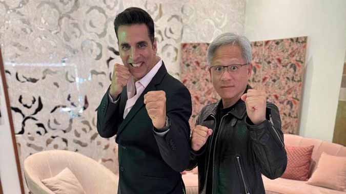 जेन्सेन हुआंग संग नजर आए अक्षय कुमार, बोले- ‘आप कितने अमेजिंग हैं’ 1 KSHITITECH akshay 1 KSHITITECH