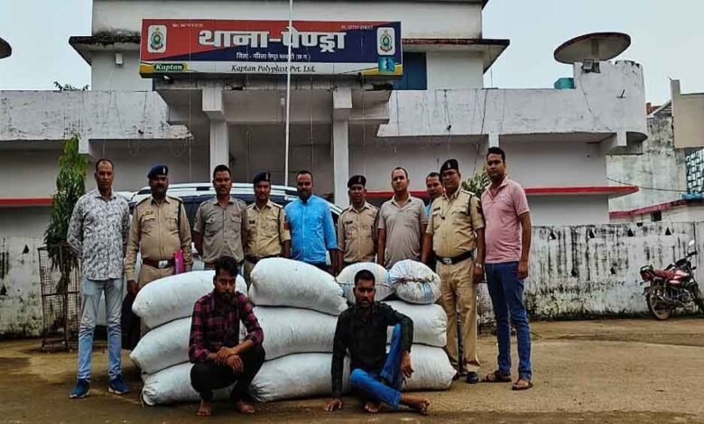 छत्तीसगढ़-बिलासपुर में दो तस्कर बड़ी मात्रा में गांजे के साथ गिरफ्तार 1 KSHITITECH chhattisgarh 03 2 7 KSHITITECH