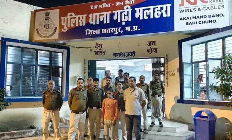 थाना गढ़ी मलहरा पुलिस ने हत्या के आरोपी को लिया हिरासत में 1 KSHITITECH 13A 36 KSHITITECH