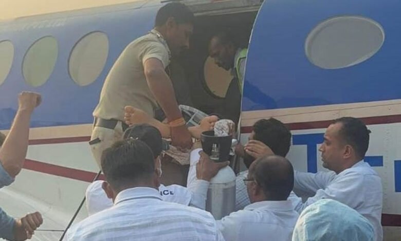 नक्सली मुठभेड़ में घायल जवान को पीएमयोजना में किया एयर लिफ्ट 1 KSHITITECH 21A 8 KSHITITECH
