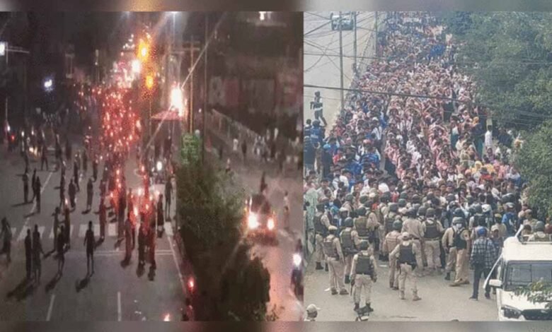 इंफाल घाटी में उग्र हो रहे प्रदर्शन, CM के पैतृक घर को भी बनाया निशाना, 4 और विधायकों के घर जलाए गए 1 KSHITITECH manipur1 KSHITITECH