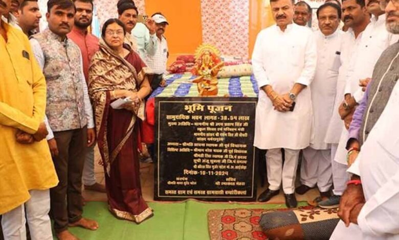 स्कूल शिक्षा मंत्री सिंह ने विकास कार्यों का किया भूमि-पूजन/लोकार्पण 1 KSHITITECH mp news 1 KSHITITECH