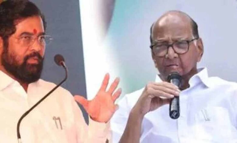 रिजल्ट लेकर मुंबई आना, सीनियर लीडर शरद पवार ने अपनी पार्टी के कैंडिडेट्स के साथ एक अर्जेंट मीटिंग की 1 KSHITITECH pawar shinde1 KSHITITECH