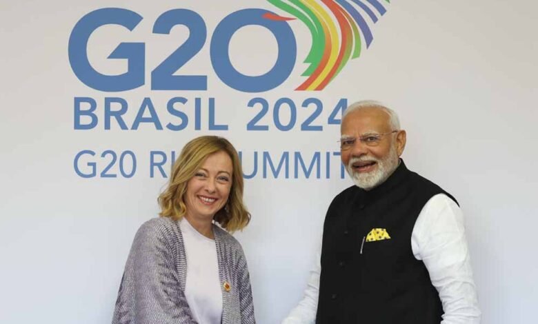 जी-20 शिखर सम्मेलन के दौरान भारत-इटली रणनीतिक साझेदारी महत्व को स्वीकार किया 1 Console Corptech Pradakshina Consulting Pvt Ltd pm modi1 1 Console Corptech Pradakshina Consulting Pvt Ltd