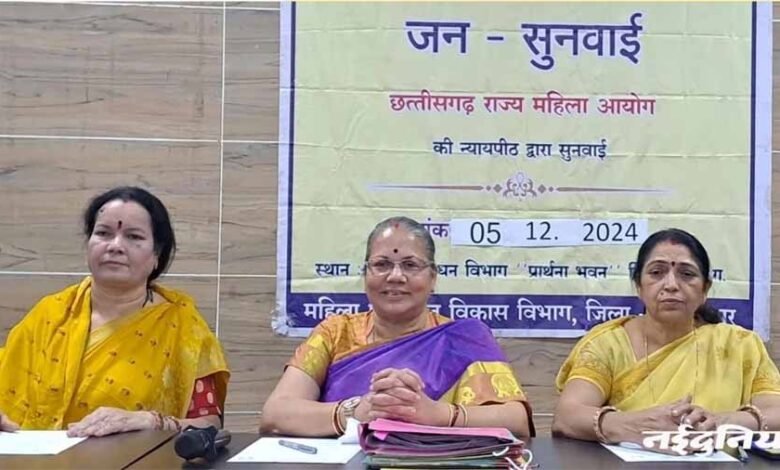 बिलासपुर में महिला आयोग की जनसुनवाई में पहुंचे 30 मामले 1 KSHITITECH 1 191 KSHITITECH
