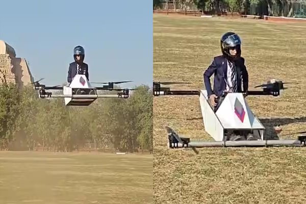 ग्वालियर में सिंधिया स्कूल के एक छात्र ने कमाल कर दिखाया, ईजाद किया लोगों को लेकर उड़ने वाला ड्रोन! 1 KSHITITECH 21A 55 1 KSHITITECH
