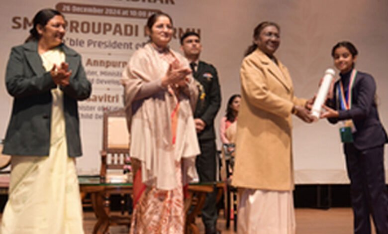 राष्ट्रपति भवन में प्रधानमंत्री राष्ट्रीय बाल पुरस्कार समारोह आयोजित, 17 बच्चे को किया सम्मानित 1 KSHITITECH 26A 93 KSHITITECH