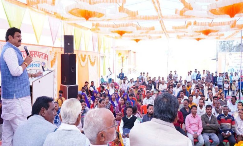 खाद्य मंत्री ने किया 30 करोड़ के विकास कार्यों का लोकार्पण एवं भूमिपूजन 1 KSHITITECH 7A 11 1 KSHITITECH