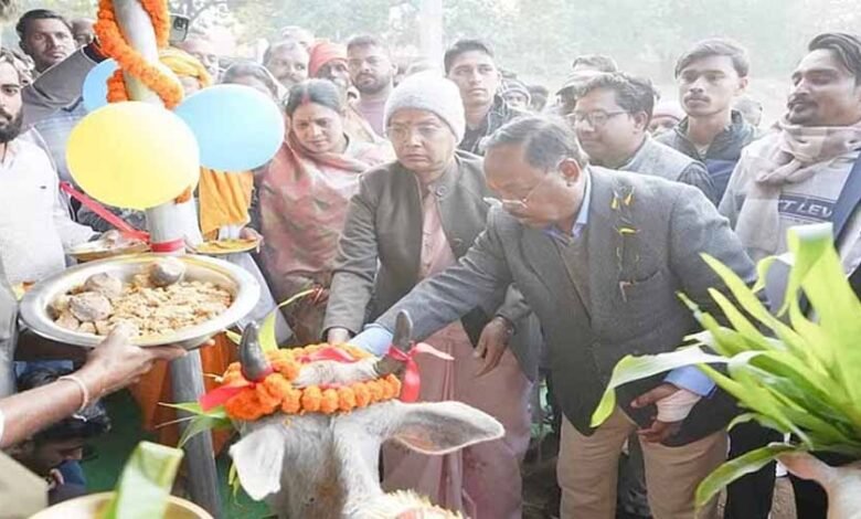 बलरामपुर रामानुजगंज में गौशाला पहुंचे मंत्री रामविचार नेताम, शेड निर्माण कार्य का किया शिलान्यास और लोकार्पण 1 KSHITITECH 1 225 KSHITITECH