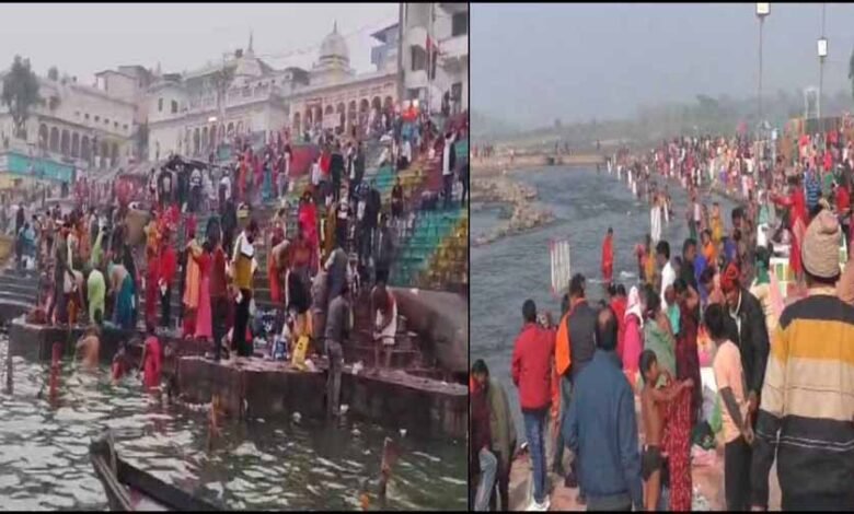 नर्मदा घाटों पर मकर संक्रांति के पर्व पर उमड़ी भक्तों की भीड़, श्रद्धालुओं ने लगाई डुबकी 1 KSHITITECH 1 537 KSHITITECH