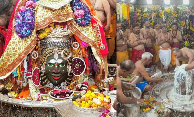 नए साल में जयकारों से गूंजा बाबा महाकाल का दरबार, आशीर्वाद लेने उमड़े भक्त 1 KSHITITECH 1A 53 KSHITITECH