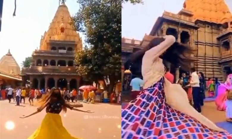 महाकाल लोक में एक युवती ने भगवान शिव की मूर्ति के सामने फिल्मी गाने पर डांस किया, भड़का गुस्सा 1 KSHITITECH 21A 63 1 KSHITITECH