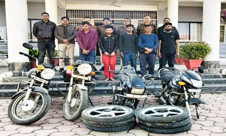 बाइक चोरी का सरगना एवं पार्ट्स खरीददारी करने वाले गिरोह को कोतवाली पुलिस ने किया गिरफ्तार 1 KSHITITECH 5 A19 KSHITITECH