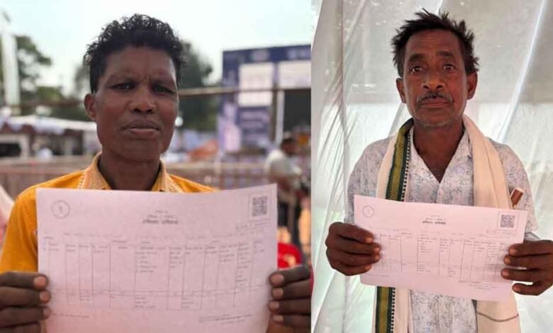 छत्तीसगढ़-महासमुंद में मुख्यमंत्री विष्णु देव साय ने बांटे स्वामित्व कार्ड 1 KSHITITECH Cg 09 2 10 KSHITITECH