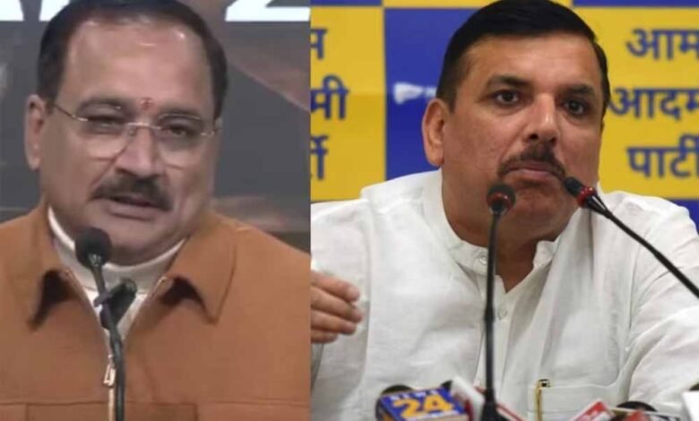बीजेपी ने आरोप लगाया है कि संजय सिंह और उनकी पत्नी का एक से तीन जगहों पर वोटर लिस्ट में नाम है, छिड़ी रार 1 KSHITITECH sanjay KSHITITECH