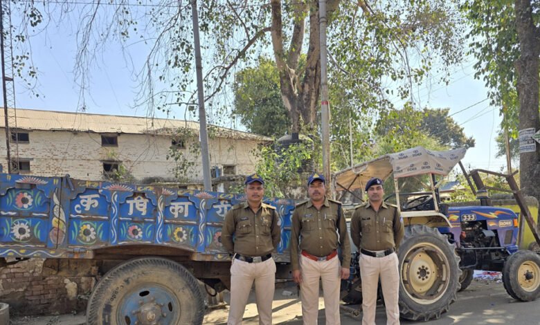 अवैध रेत उत्खनन माफिया के विरूद्ध कोतवाली पुलिस द्वारा की गयी कार्यवाही 1 KSHITITECH 16A 69 KSHITITECH
