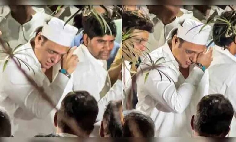 गोविंदा सेक्रेटरी शशि प्रभु के अंतिम संस्कार में फूट-फूटकर रोए 1 KSHITITECH 1 279 KSHITITECH