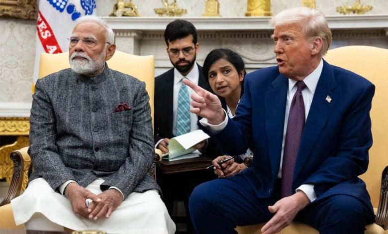 डोनाल्ड ट्रंप के दबाव में नहीं, भारत ने व्यापारिक समझौते के कारण कारण अमेरिकी आयात पर टैरिफ में की कटौती! 1 Console Corptech Pradakshina Consulting Pvt Ltd trump modi1 Console Corptech Pradakshina Consulting Pvt Ltd