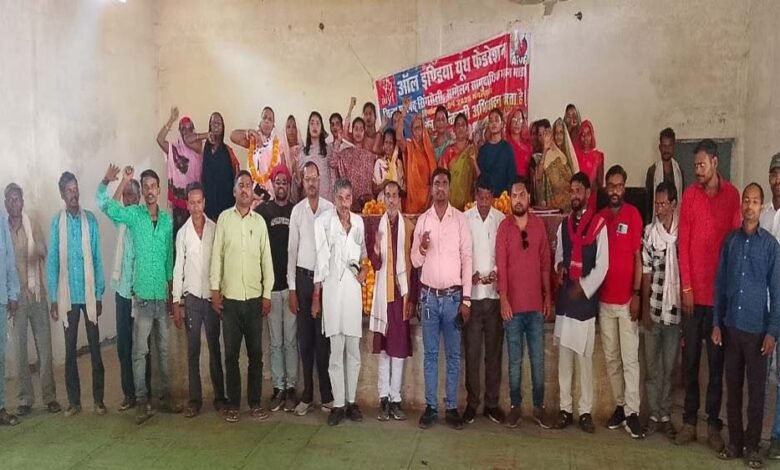 आज माड़ा मे अखिल भारतीय नौजवान सभा का जिला सम्मेलन संपन्न 1 KSHITITECH 12A 87 KSHITITECH