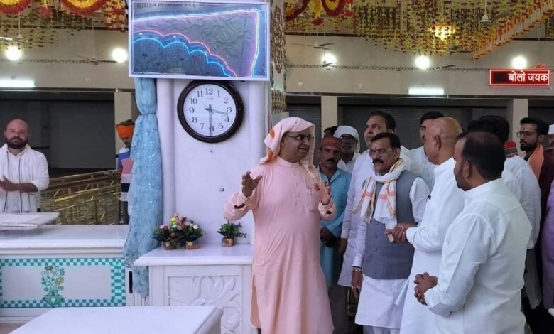 प्रधानमंत्री जी का श्री आनंदपुर धाम के आध्यामिक आयोजन में पधारना ऐतिहासिक अवसर: विष्णुदत्त शर्मा 1 KSHITITECH asram KSHITITECH