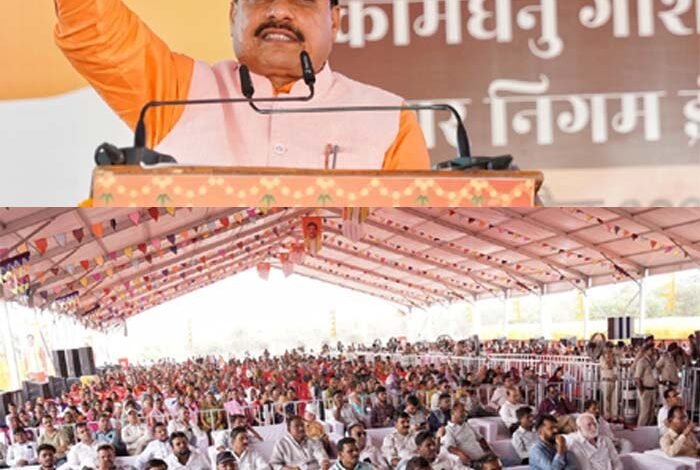 मुख्यमंत्री ने महू में हाईटेक सुविधाओं से युक्त कामधेनु गौ-शाला का किया भूमि-पूजन 1 KSHITITECH cm 6 KSHITITECH