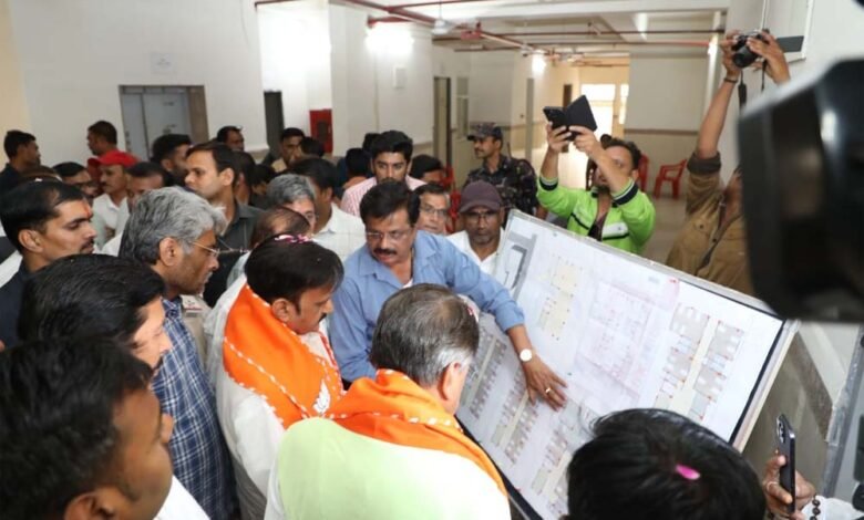 इंदौर के नंदानगर सिविल अस्पताल का निर्माण अंतिम दौर में 1 KSHITITECH nandanagar KSHITITECH