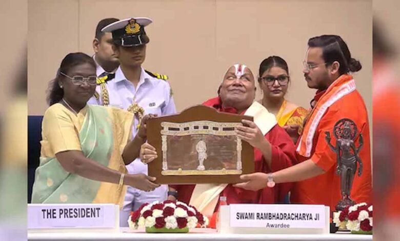 CM डॉ मोहन ने स्वामी रामभद्राचार्य को ज्ञानपीठ पुरस्कार मिलने पर दी बधाई 1 KSHITITECH 2 304 KSHITITECH
