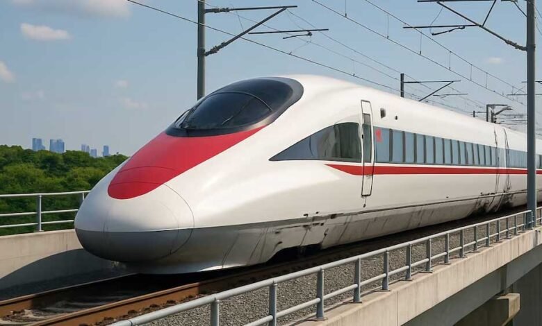 बुलेट ट्रेन के रास्ते का 300 KM का हिस्सा अब खंभों पर बन चुका, प्राकृतिक रोशनी के लिए स्काईलाइट भी 1 KSHITITECH 20A 98 KSHITITECH