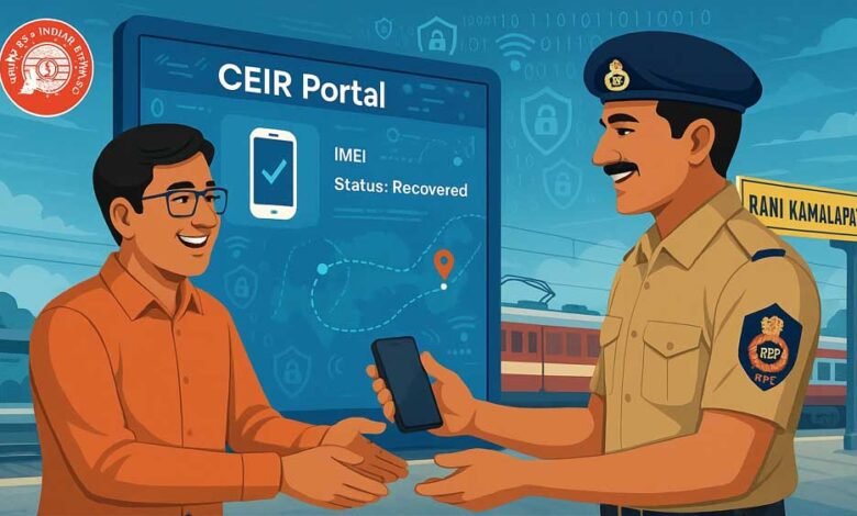 भोपाल मंडल में CEIR पोर्टल के माध्यम से चोरी गया मोबाइल फोन बरामद, रेलवे सुरक्षा बल की डिजिटल सतर्कता लाई रंग 1 KSHITITECH 2A 62 KSHITITECH