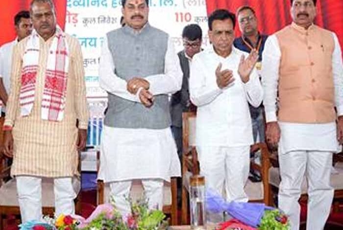 मुख्यमंत्री डॉ. यादव ने कहा 3812 करोड़ की लागत की 11 औद्योगिक इकाइयों का लोकार्पण एवं भूमि-पूजन हुआ 1 KSHITITECH mo1 KSHITITECH
