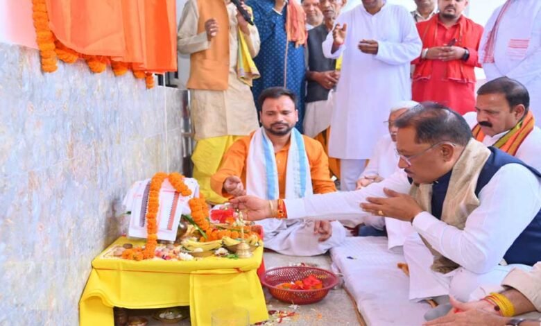 मुख्यमंत्री ने कहा कि यह भवन शिक्षा, संस्कृति और संस्कारों का संगम बनेगा 1 KSHITITECH 13A 15 KSHITITECH
