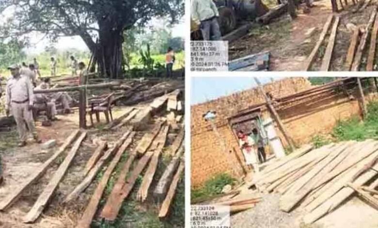 वन विभाग की बड़ी कार्रवाई: 50 हजार की अवैध इमारती लकड़ी जब्त 1 KSHITITECH 2 203 KSHITITECH