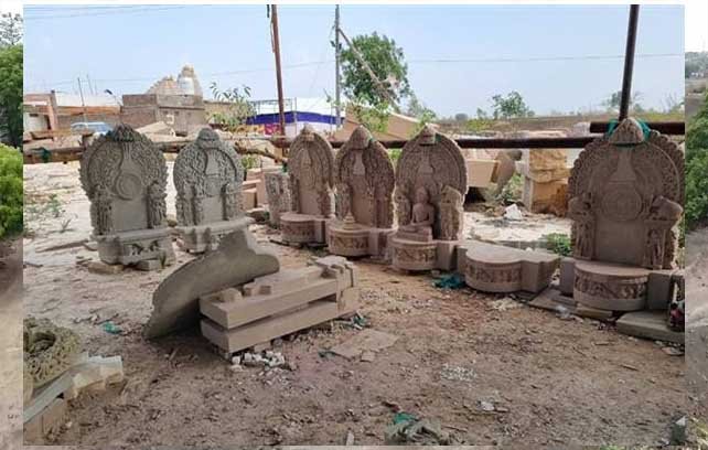 विदिशा जिले के पठारी क्षेत्र में मूर्ति कला से मिल रहा है रोजगार 1 KSHITITECH 23A 17 KSHITITECH