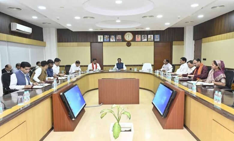 मुख्यमंत्री साय की अध्यक्षता मंत्रिपरिषद की बैठक शुरू 1 KSHITITECH cabine6 KSHITITECH