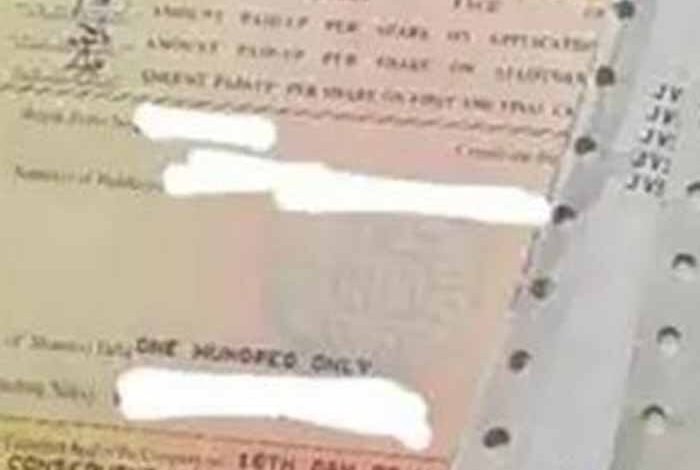 एक ही झटके में 80 करोड़ का मालिक बन गया बेटा, घर की अलमारी से मिले पिता के पुराने शेयर 1 KSHITITECH sher1 KSHITITECH
